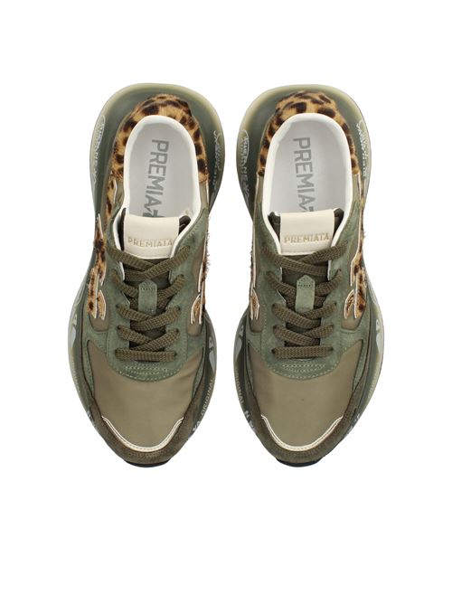 Lauryn Var 7790 sneakers in leather, faux leather, and fabric PREMIATA | LAURYN VAR7790